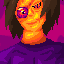 Self-Portrait Omnivor Eye icon/pixelart