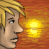 looking at a sunset
