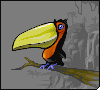 ramphastos gapfillerus icon/pixelart