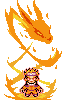 Naruto Chakra :: Pixel Art from <i>Naruto</i>