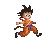 Goku running! icon/pixelart