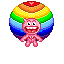 rainbow icon/pixelart