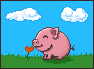 Happiness icon/pixelart
