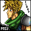 Cloud Strife Style Crisis Core icon/pixelart