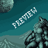 The Cry of the lonley wolf icon/pixelart