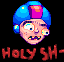 The Epic Battle Between Megaman and The Mole icon/pixelart