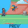 theatre platform mockup  icon/pixelart