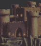 castle background icon/pixelart