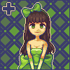 Green dress