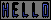 Midnight Ocean Font icon/pixelart