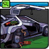 Back to the Future Meets SCUMM Engine icon/pixelart