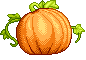 October Pumpkin icon/pixelart