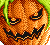 Evil Pumpkin icon/pixelart