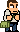 River City Ransom Caricature  icon/pixelart