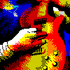 return to the stage icon/pixelart