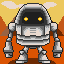 robot avatar icon/pixelart