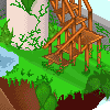 Floating Island icon/pixelart