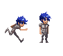 Run cycle icon/pixelart
