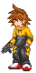 Ryozo (symbiotic nanite-cyborg or something) icon/pixelart