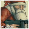 Evil Santa icon/pixelart