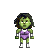 She Hulk icon/pixelart