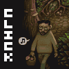 Jamon in the woods  icon/pixelart