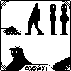 Silhouettes Part 1  icon/pixelart