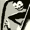 a Monkey on my head. icon/pixelart