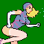 Darkstalkers (Vampire Savior) styled character.
