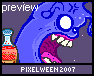 Silver Surfer x Galactus - Pixelween 2007