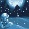 Snowfall  icon/pixelart