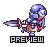 Defending the castle icon/pixelart