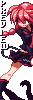 cliche anime-like girl  icon/pixelart