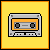orange tape icon/pixelart