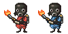 TF2 Pyro chibis icon/pixelart