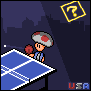 Toad Ping-Pong Stamp  icon/pixelart