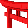 Torii gate icon/pixelart