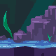 Underwater BG icon/pixelart