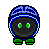 scene of beach  icon/pixelart