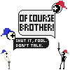 Text Blanc/Noir icon/pixelart