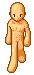 Walking cycle icon/pixelart