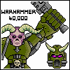 Warhammer 40,000 Chaos Marines icon/pixelart