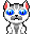 Whiskers icon/pixelart
