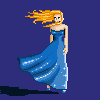 Dress in the wind