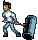 Hammerguy- hurt icon/pixelart