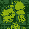 Yuke in a library icon/pixelart